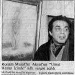 'Umut Hüzün İçinde' Sergisi haberi, 15 Ocak 1990