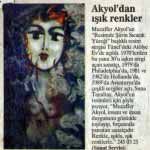 'Resimde Şiirin Sıcacık Yüreği' Sergisi haberi, 1995