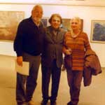 İş Bankası Sergisi'nde Aydın ve Tülin Işık ile, 1998